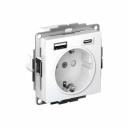 Розетка Systeme Electric AtlasDesign 16А с 2 Usb A+A, 5В/2,4 А, 2x5В/1,2 А белый ATN000132 Розетка Systeme Electric AtlasDesign 16А с 2 Usb A+A, 5В/2,4 А, 2x5В/1,2 А белый ATN000132