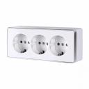 Розетка тройная с заземлением и шторками Werkel Gallant белый W5073101 4690389163913 Розетка тройная с заземлением и шторками Werkel Gallant белый W5073101 4690389163913