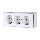 Розетка накладная тройная с заземлением и шторками Gallant (белый) Werkel W5073101 (a051594) Розетка накладная тройная с заземлением и шторками Gallant (белый) Werkel W5073101 (a051594)