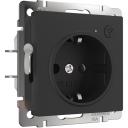 Умная розетка встраиваемая (черный матовый) Wi-Fi Werkel W1171608 (a056422) Умная розетка встраиваемая (черный матовый) Wi-Fi Werkel W1171608 (a056422)
