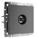 ТВ-розетка встраиваемая оконечная (графит рифленый) Werkel W1183004 (a050758) ТВ-розетка встраиваемая оконечная (графит рифленый) Werkel W1183004 (a050758)