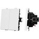 Механизм выключателя двухклавишный проходной SWT-NOBE-MKP2-SFPL-WH (230V, 10A) (Arlight) 054242 Механизм выключателя двухклавишный проходной SWT-NOBE-MKP2-SFPL-WH (230V, 10A) (Arlight) 054242