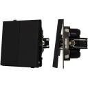 Механизм выключателя двухклавишный проходной SWT-TENDO-MKP2-SFPL-BK (230V, 10A) (Arlight) 054553 Механизм выключателя двухклавишный проходной SWT-TENDO-MKP2-SFPL-BK (230V, 10A) (Arlight) 054553