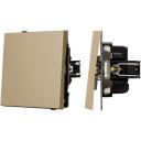 Механизм выключателя одноклавишный перекрёстный SWT-TENDO-MKX1-SFPL-GD (230V, 10A) (Arlight) 054572 Механизм выключателя одноклавишный перекрёстный SWT-TENDO-MKX1-SFPL-GD (230V, 10A) (Arlight) 054572