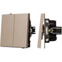 Механизм выключателя управления шторами SWT-TENDO-MKR2-PL-GD (230V, 10A) (Arlight) 054141 Механизм выключателя управления шторами SWT-TENDO-MKR2-PL-GD (230V, 10A) (Arlight) 054141