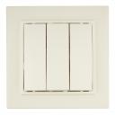 Выключатель EKF Минск трехклавишный встраиваемый бежевый (ERV10-024-20) Выключатель EKF Минск трехклавишный встраиваемый бежевый (ERV10-024-20)