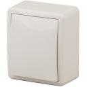 Выключатель накладной одноклавишный (слоновая кость) ЭРА 11-1201-02 Выключатель накладной одноклавишный (слоновая кость) ЭРА 11-1201-02