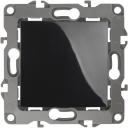 Выключатель встраиваемый одноклавишный (черный) ЭРА 12-1101-06 Выключатель встраиваемый одноклавишный (черный) ЭРА 12-1101-06