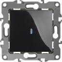 Выключатель с подсветкой ЭРА 12-1102-06 10АХ-250В, IP20, 12, чёрный Б0014638 Выключатель с подсветкой ЭРА 12-1102-06 10АХ-250В, IP20, 12, чёрный Б0014638