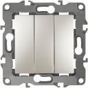 Выключатель встраиваемый трехклавишный (перламутровый) ЭРА 12-1107-15 Выключатель встраиваемый трехклавишный (перламутровый) ЭРА 12-1107-15