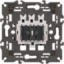 Механизм двухклавишного переключателя для жалюзи встраиваемый ЭРА 14-1110-99 Механизм двухклавишного переключателя для жалюзи встраиваемый ЭРА 14-1110-99