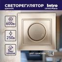 1-401-04 1-401-04 Intro Светорегулятор поворотный, 600Вт 230В, IP20, СУ, Plano, шампань, цена за 1 шт 1-401-04 1-401-04 Intro Светорегулятор поворотный, 600Вт 230В, IP20, СУ, Plano, шампань, цена за 1 шт