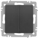 Выключатель 2-клавишный серии Intro Accent скрытой установки механизм цвет графит 6-104-07. Номинальные характеристики 10А 250В. Выполнен из негорючего термопласта, оснащён винтовыми клеммами. Парные клеммы обеспечивают соединение шлейфом. Монтаж в подрозетник производится и на лапки, и на винты. Рамка приобретается отдельно. В серии представлены рамки до 5 постов. Выключатель 2-клавишный серии Intro Accent скрытой установки механизм цвет графит 6-104-07. Номинальные характеристики 10А 250В. Выполнен из негорючего термопласта, оснащён винтовыми клеммами. Парные клеммы обеспечивают соединение шлейфом. Монтаж в подрозетник производится и на лапки, и на винты. Рамка приобретается отдельно. В серии представлены рамки до 5 постов.