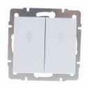 Проходной двойной выключатель Lezard RAIN 703-0288-106 Проходной двойной выключатель Lezard RAIN 703-0288-106