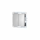 Двухклавишный переключатель LK Studio 861303-1 Двухклавишный переключатель LK Studio 861303-1