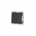 Двухклавишный выключатель LK Studio 861108-1 Двухклавишный выключатель LK Studio 861108-1