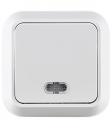 Выключатель Makel Siva Ustu одноклавишный накладной белый с подсветкой (45121) Выключатель Makel Siva Ustu одноклавишный накладной белый с подсветкой (45121)