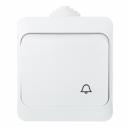 Выключатель Systeme Electric Этюд одноклавишный накладной белый с самовозвратом (KA10-041B) Выключатель Systeme Electric Этюд одноклавишный накладной белый с самовозвратом (KA10-041B)