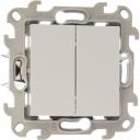 Двухклавишный выключатель Simon Push&Go 2420398-030 Двухклавишный выключатель Simon Push&Go 2420398-030