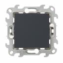 Переключатель Simon 24 Harmonie одноклавишный встраиваемый графит (2420201-038) Переключатель Simon 24 Harmonie одноклавишный встраиваемый графит (2420201-038)