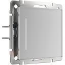 Сенсорный выключатель одноклавишный встраиваемый с подсветкой (серебряный) Werkel W4512006 Сенсорный выключатель одноклавишный встраиваемый с подсветкой (серебряный) Werkel W4512006