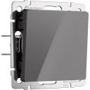 Выключатель встраиваемый одноклавишный проходной (графит акрил) Werkel W1112044 (a064079) Выключатель встраиваемый одноклавишный проходной (графит акрил) Werkel W1112044 (a064079)