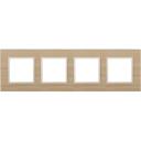 Рамка на 4 поста (клён, слоновая кость) ЭРА 14-5304-11 Рамка на 4 поста (клён, слоновая кость) ЭРА 14-5304-11