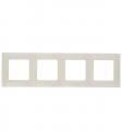 Рамка Legrand Etika четырехместная слоновая кость (672514) Рамка Legrand Etika четырехместная слоновая кость (672514)