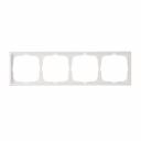 Рамка Systeme Electric ArtGallery четырехместная белая (GAL000104) Рамка Systeme Electric ArtGallery четырехместная белая (GAL000104)
