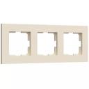 Рамка на 3 поста Werkel Slab айвори матовый W0032962 4690389193446 Рамка на 3 поста Werkel Slab айвори матовый W0032962 4690389193446