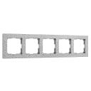 Рамка Werkel Hammer на 5 постов серебряный W0052406 4690389163555 Рамка Werkel Hammer на 5 постов серебряный W0052406 4690389163555