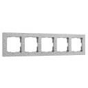 Рамка на 5 постов Hammer (серебряный) Werkel W0052406 (a052530) Рамка на 5 постов Hammer (серебряный) Werkel W0052406 (a052530)