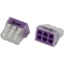 Клемма быстрозажимная прозрачная 6-проводная 0,75-4,0 мм2 (упаковка 30 шт.) ЭРА NO-225-365 Клемма быстрозажимная прозрачная 6-проводная 0,75-4,0 мм2 (упаковка 30 шт.) ЭРА NO-225-365