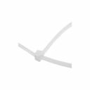 Нейлоновая хомут-стяжка REXANT с тройным замком 300x7,6 мм, белая 67-0302 Нейлоновая хомут-стяжка REXANT с тройным замком 300x7,6 мм, белая 67-0302