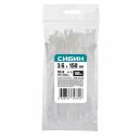 Хомуты Хомуты-стяжки белые ХС-Б Сибин 3786-36-150, 3.6х150 мм, 100 шт., нейлоновые, Хомуты Хомуты-стяжки белые ХС-Б Сибин 3786-36-150, 3.6х150 мм, 100 шт., нейлоновые,