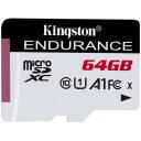 Карта памяти Kingston microSDXC 64 ГБ Class 10, V30, A1, UHS-I U1, R/W 95/30 МБ/с, 1 шт., белый, Карта памяти Kingston microSDXC 64 ГБ Class 10, V30, A1, UHS-I U1, R/W 95/30 МБ/с, 1 шт., белый,