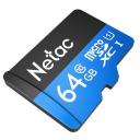 Карта памяти Netac microSD 64 ГБ Class 10, V10, A1, UHS Class 1, R 80 МБ/с, 1 шт., черный/синий Карта памяти Netac microSD 64 ГБ Class 10, V10, A1, UHS Class 1, R 80 МБ/с, 1 шт., черный/синий