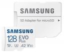 Карта памяти Samsung Evo Plus MB-MC128KA/KR microSDXC U3 Class 10 128GB с адаптером Карта памяти Samsung Evo Plus MB-MC128KA/KR microSDXC U3 Class 10 128GB с адаптером