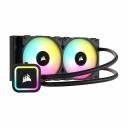 Система водяного охлаждения Corsair iCUE H100x RGB Elite, черный Система водяного охлаждения Corsair iCUE H100x RGB Elite, черный