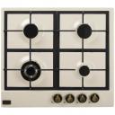 Газовая варочная панель Korting HG 661 CTB 58 см, 4 конфорки, слоновая кость Газовая варочная панель Korting HG 661 CTB 58 см, 4 конфорки, слоновая кость