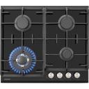 Варочная поверхность NORDFROST HM 6044 B, газовая, 4 конфорки, чёрная Варочная поверхность NORDFROST HM 6044 B, газовая, 4 конфорки, чёрная
