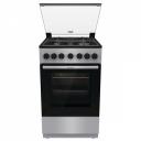 Плита комбинированная Gorenje GK5B44SF, чугунные решетки, стеклянная крышка, серебристый Плита комбинированная Gorenje GK5B44SF, чугунные решетки, стеклянная крышка, серебристый