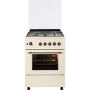 Плита NORDFROST GG 6064 YR, газовая, 4 конфорки, 63 л, газовая духовка, бежевая Плита NORDFROST GG 6064 YR, газовая, 4 конфорки, 63 л, газовая духовка, бежевая