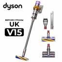 Пылесос вертикальный Dyson V15 Detect Absolute (SV47) желтый/никель Пылесос вертикальный Dyson V15 Detect Absolute (SV47) желтый/никель
