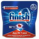 Таблетки для посудомоечной машины Finish All in 1 Max таблетки original, 50 шт. Таблетки для посудомоечной машины Finish All in 1 Max таблетки original, 50 шт.