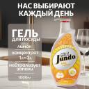 Гель для мытья посуды JUNDO Средство для мытья посуды, концентрированный ЭКО-гель Premium Juicy lemon 1000 Гель для мытья посуды JUNDO Средство для мытья посуды, концентрированный ЭКО-гель Premium Juicy lemon 1000
