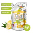 Гель для мытья посуды YOKOSUN Средство для посуды Лимон 850 мл, дой-пак, концентрированный гель для мытья детской посуды 850 Гель для мытья посуды YOKOSUN Средство для посуды Лимон 850 мл, дой-пак, концентрированный гель для мытья детской посуды 850