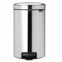 Ведро для мусора Brabantia NewIcon с крышкой 12 л металл стальное полированное с педалью Ведро для мусора Brabantia NewIcon с крышкой 12 л металл стальное полированное с педалью