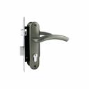 Врезной замок НОРА-М N 96-70 Л графит 16989 Врезной замок НОРА-М N 96-70 Л графит 16989