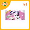 Туалетная бумага Familia Plus Весенний цвет 2 слоя Туалетная бумага Familia Plus Весенний цвет 2 слоя